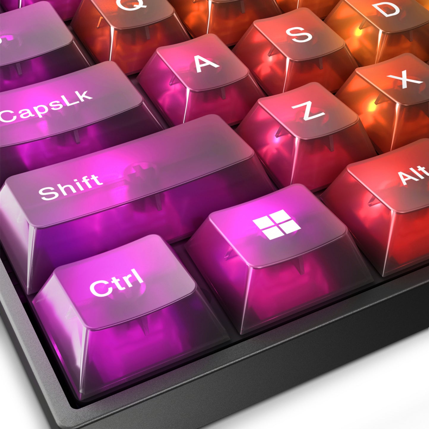 Lenovo Legion K510 Mini Pro RGB mechanische Gaming-Tastatur (schwarz, US-Layout (QWERTZ), 75 %, brauner Schalter, Hot-Swap, USB)