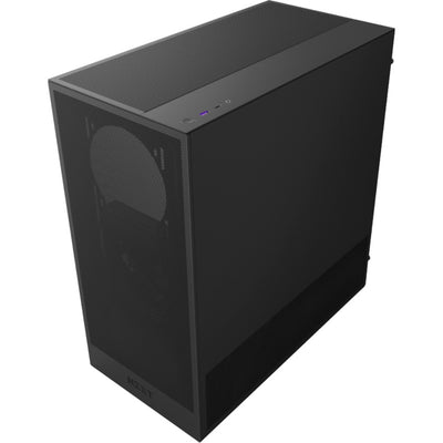 Nzxt h5 flow v2 Midi-Tower-Gehäuse (schwarz | 1x USB-A | 1x USB-C | gehärtetes Glas)