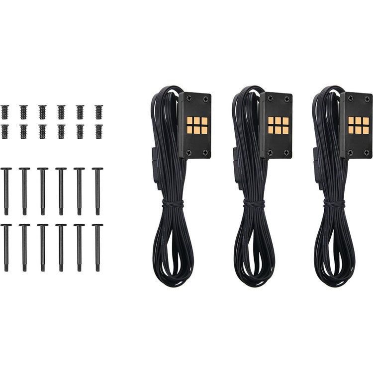 Thermaltake CT120 EX Reverse Arbb Sync PC-Lüfter (3-Fan-Pack) Gehäuselüfter (schwarz, 3 Stück, 120 x 120 x 25 mm, PWM)