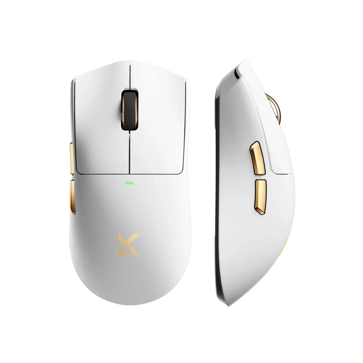Mchose K7 ultraleichte kabellose Gaming-Maus (Weißgold, RGB, USB 2,4 GHz, 42.000 dpi)