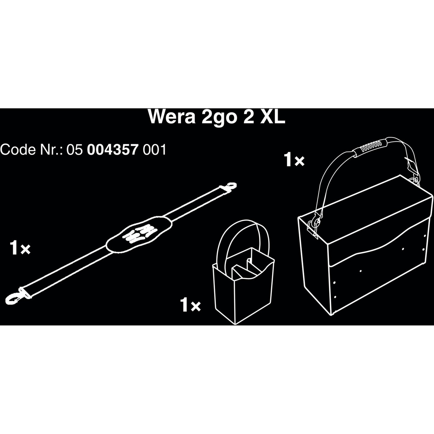 Wera 2go 2 XL Tool Hülle