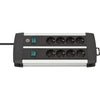 Brennenstuhl Premium-Alu-Line-Sockel 8-malmal
