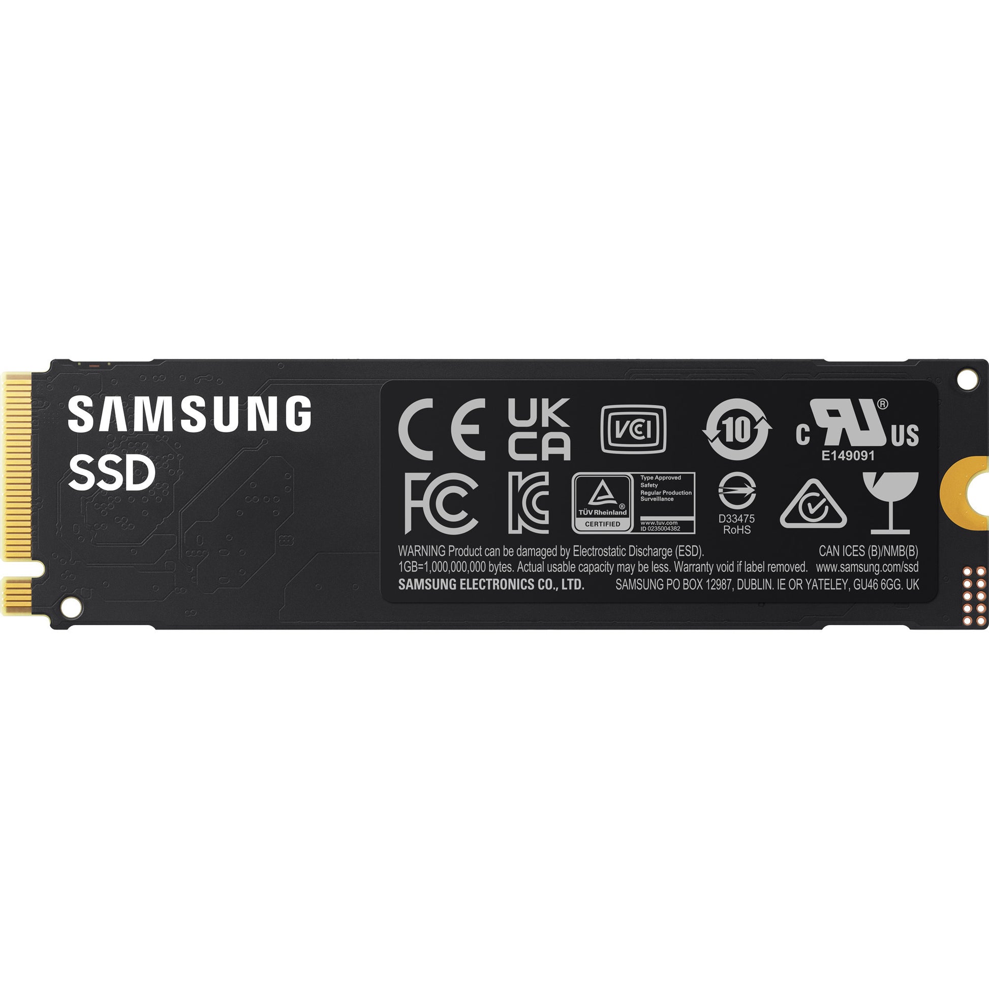 Samsung 990 1 TB SSD (mz-v9v1t0bw, PCIe Gen 4.0 x4, NVME 2.0)