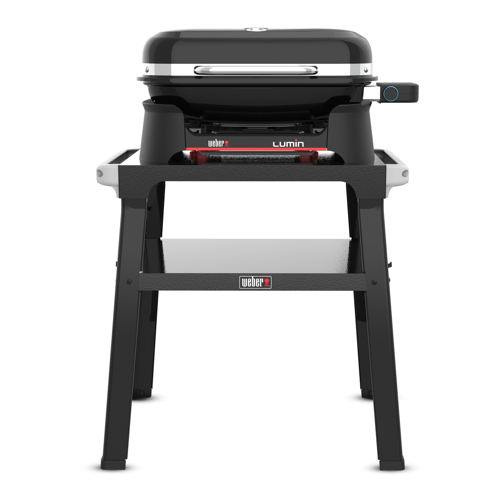 Weber Lumin Compact Outdoor-Elektrogrill mit Sockel (schwarz, 4 bis 6 Personen, Grillfläche 1561 cm²)