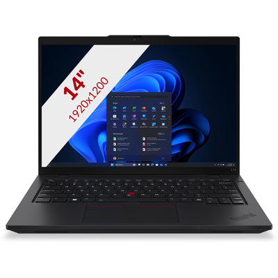 Lenovo thinkpad l14 gen 6 (21s6002dmh) 14 Laptop (schwarz | Core Ultra 7 255u | Intel® Grafik | 16 GB | 512 GB SSD)