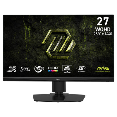 MSI Mag 272QPF E20 27 Gaming-Monitor (schwarz, 2x HDMI, 1x DisplayPort, AMD FreeSync, 200 Hz)