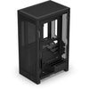 Nzxt h2 flow Mini-Tower-Gehäuse (schwarz | 2x USB-A | 1x USB-C | gehärtetes Glas)