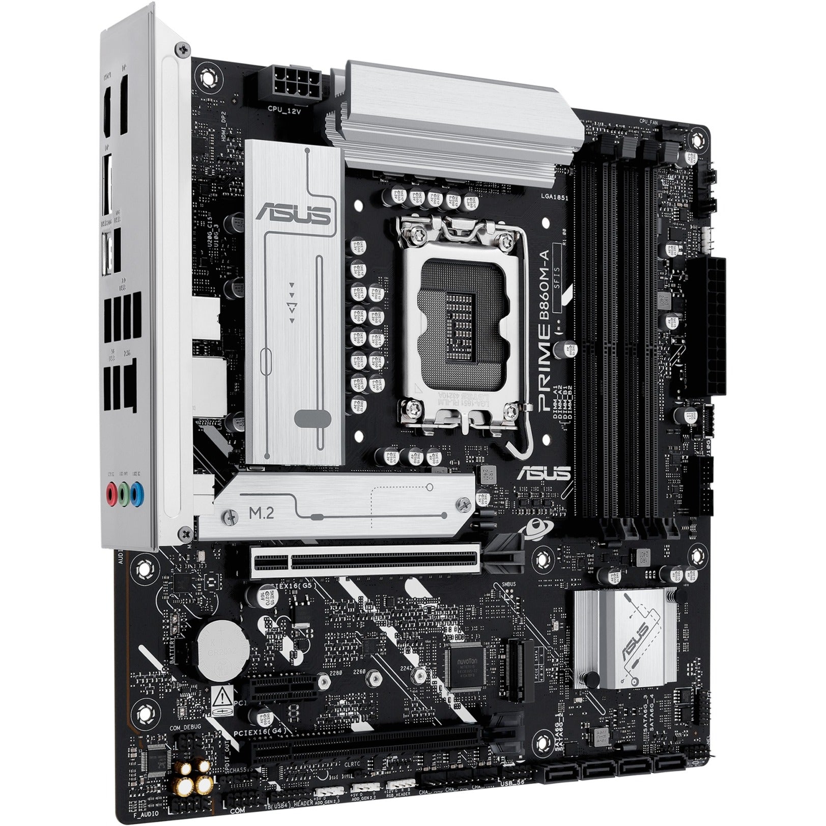 Asus Prime B860M-A-CSM Sockel 1851 Motherboard (Raid, 2,5 GB-LAN, Sound, µatx)