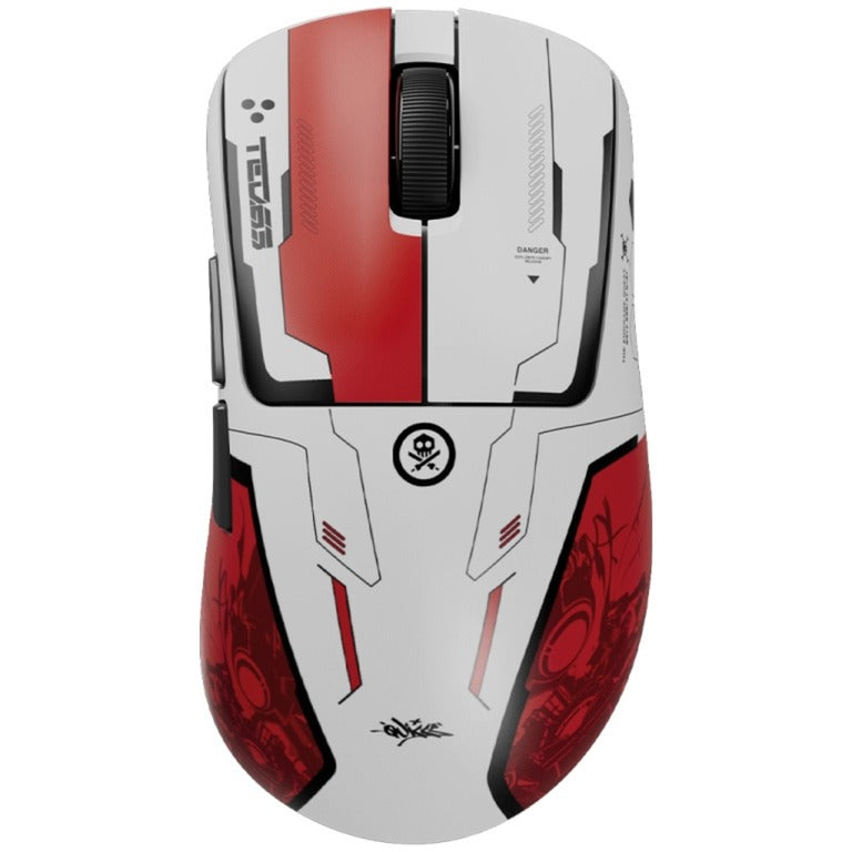 Pulsar [Quiccs Edition] xlite v4 Gaming-Maus (weiß rot, 32.000 dpi, 8000 Hz)