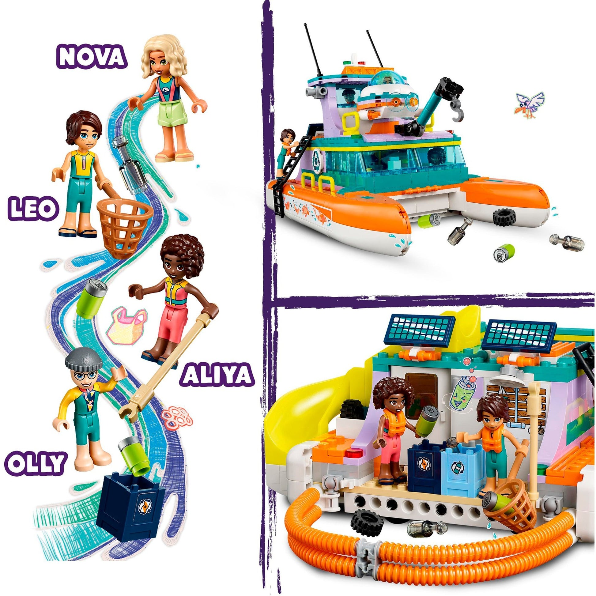 Lego Lego Friends 41734 Rettungsboot auf See