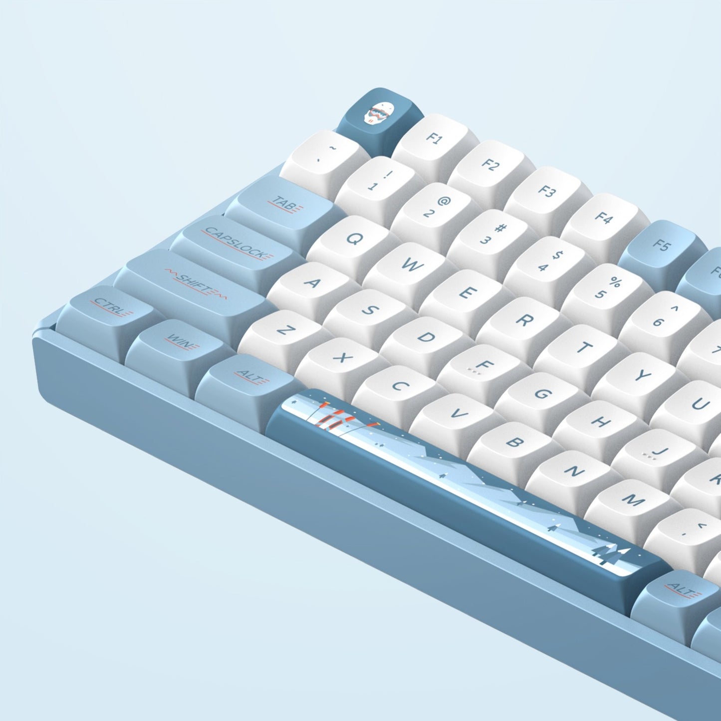 Iqunix F97 Wintertide Wireless mechanischer Tastatur