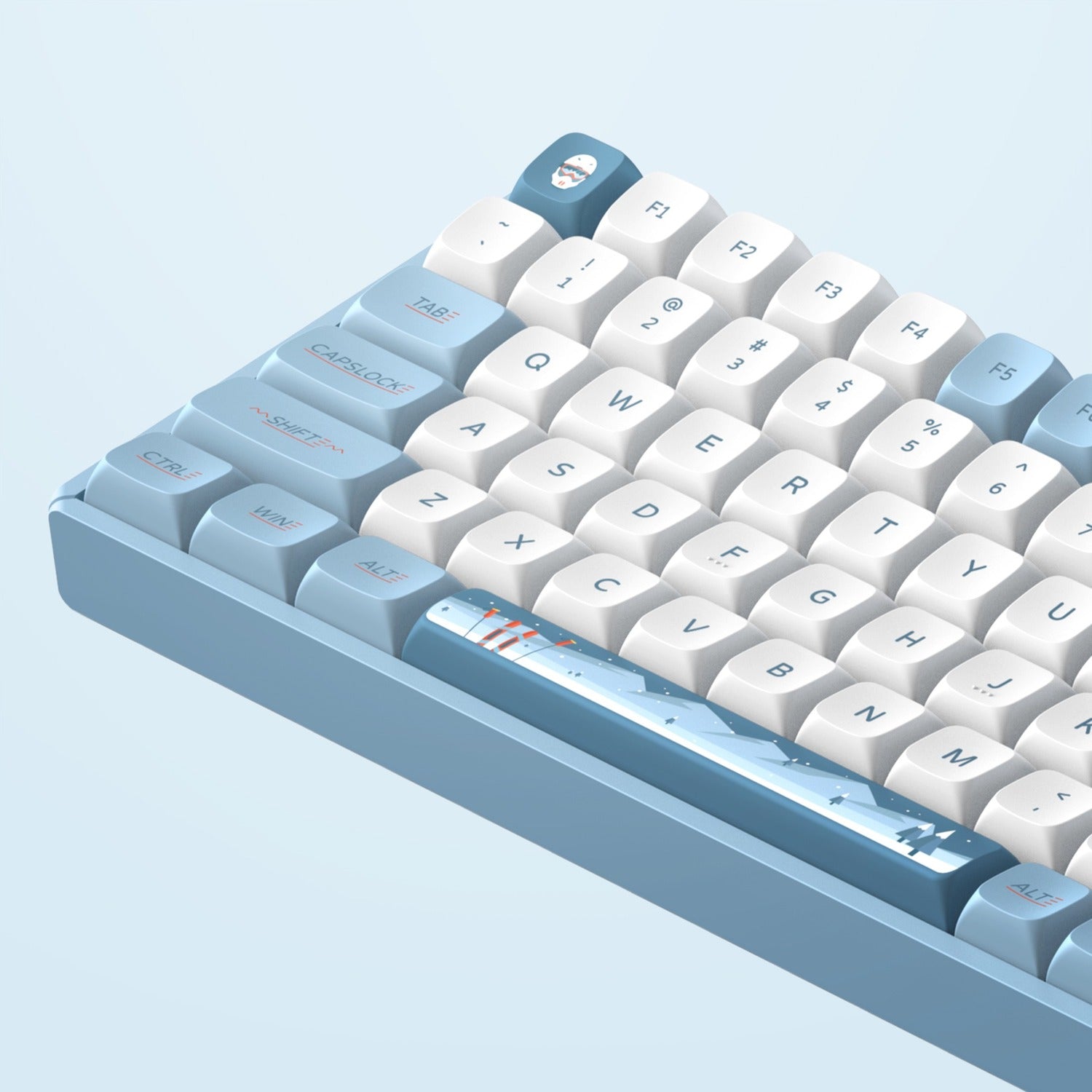 Iqunix F97 Wintertide Wireless mechanischer Tastatur