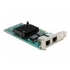 Delock PCI Express X1 -Karte 2 x RJ45 Gigabit Lan i350