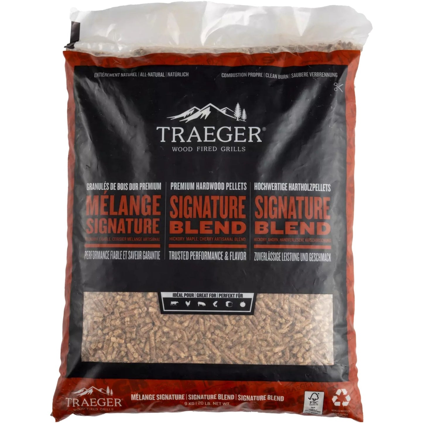Traeger Pellets von Hardhout Signature