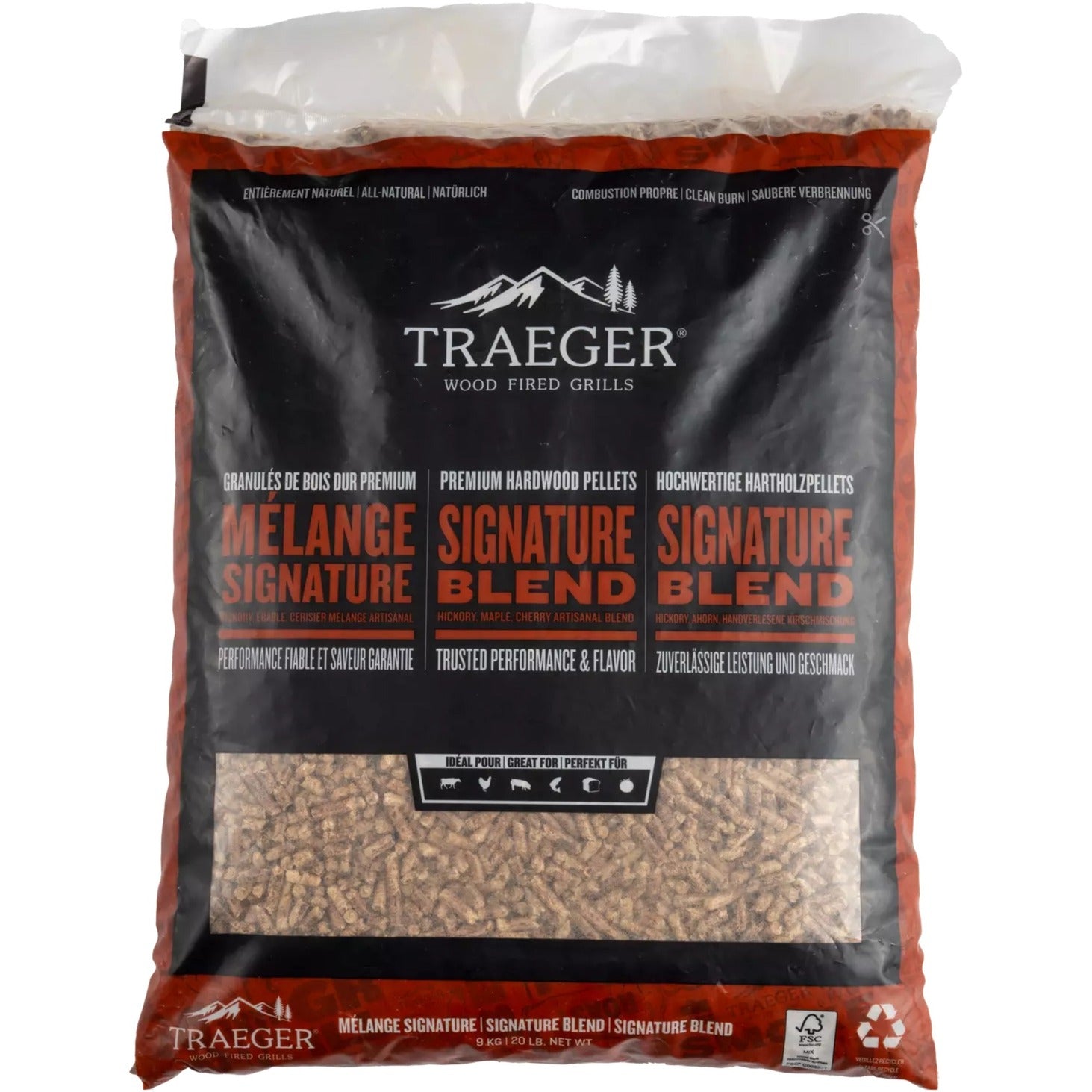 Traeger Pellets von Hardhout Signature