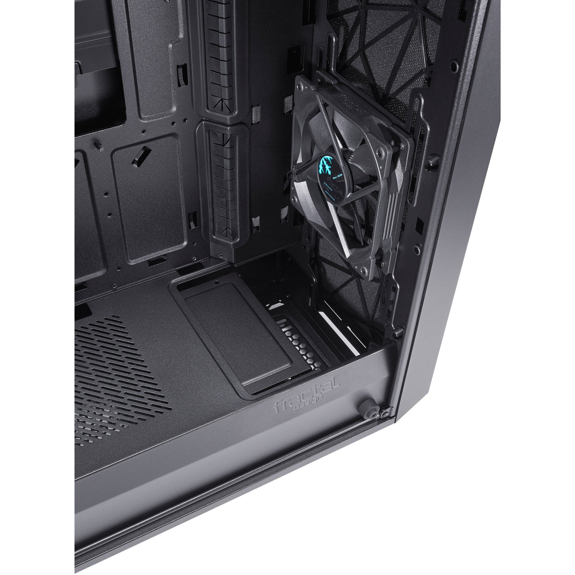 Fraktales Design meshify c dunkle getemperte Glas