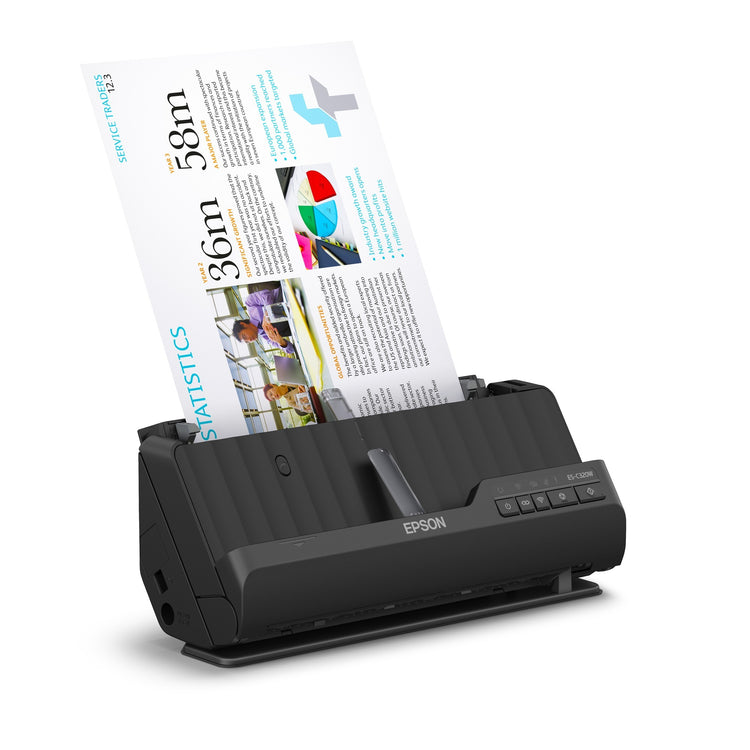EPSON ES-C320W Compact A4-Dokumentscanner mit Wi-Fi-Con