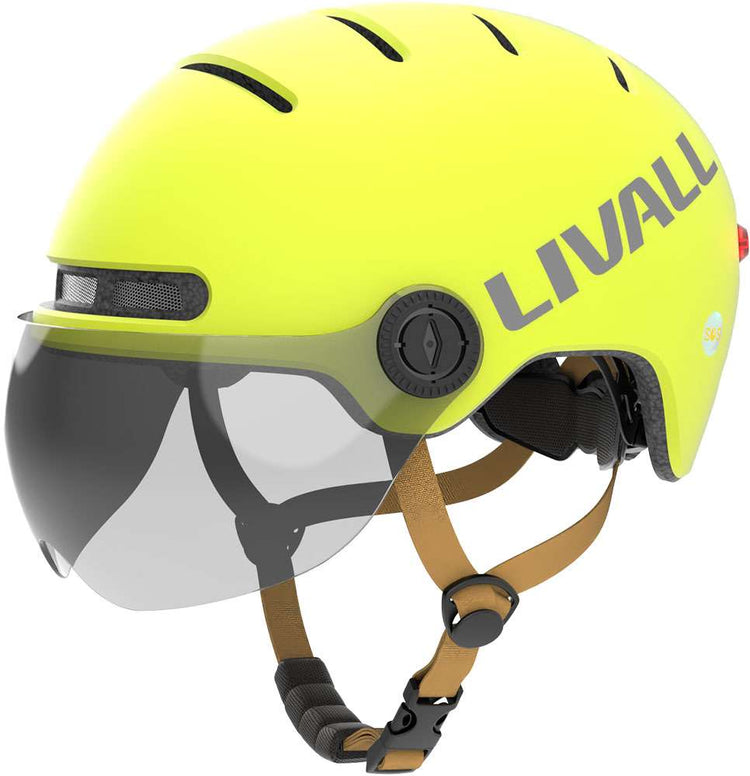 Livall l23 – urbaner LED-Fahrradhelm mit Visier