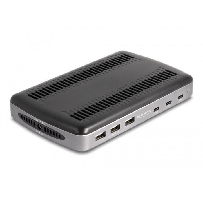 Delock USB-Ladestation mit 3 x USB Typ-C PD + 3 x u