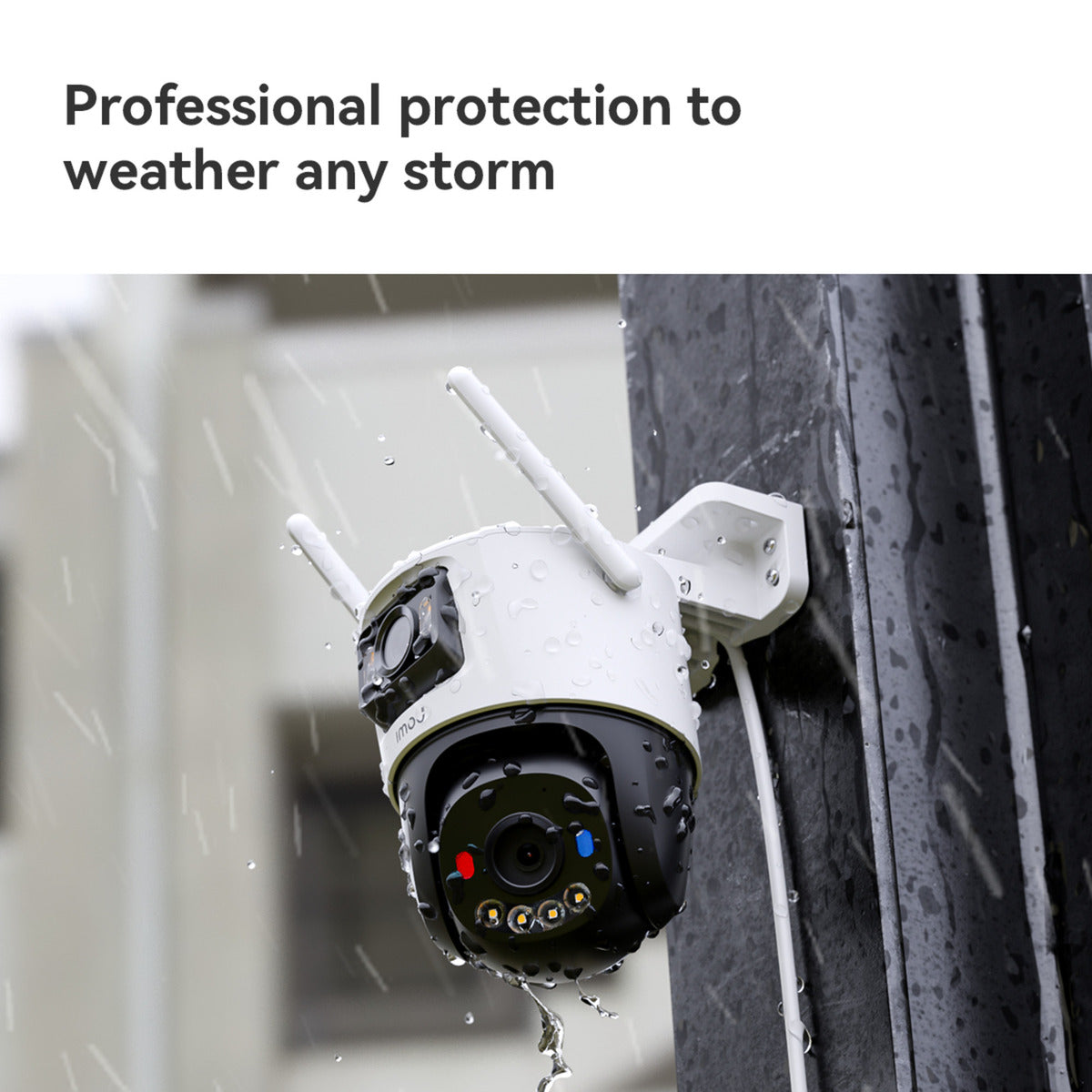 Imou Cruiser Dual 2 Pro Sicherheitskamera (weiß, 4 MP, WLAN 6, LAN)