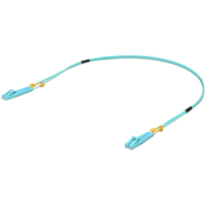 Ubiquiti UISP 10 Gbit/s OM3 Duplex LC-Kabel (türkis, 0,5 Meter)