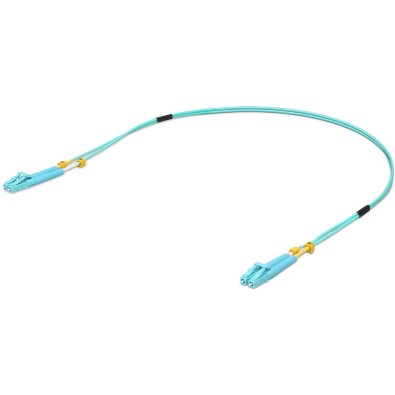 Ubiquiti UISP 10 Gbit/s OM3 Duplex LC-Kabel (türkis, 0,5 Meter)
