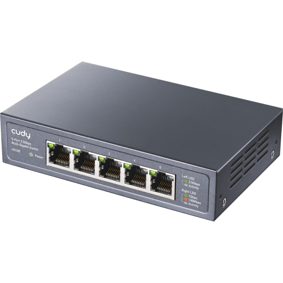 Cudy 5-Port 2,5g unmanaged Switch (schwarz)