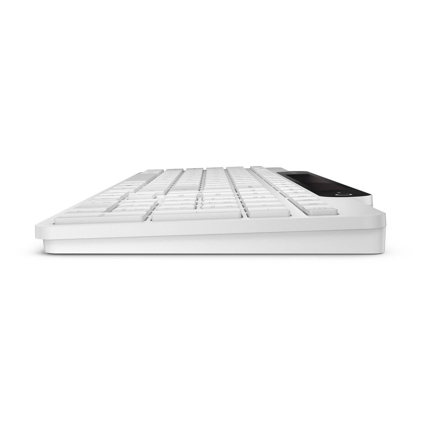 Lenovo 800 selbstladende Bluetooth-Tastatur (weiß, US-Layout (QWERTY), Stößel, 100 %, Stößelschalter, Bluetooth 5.1, USB-C)