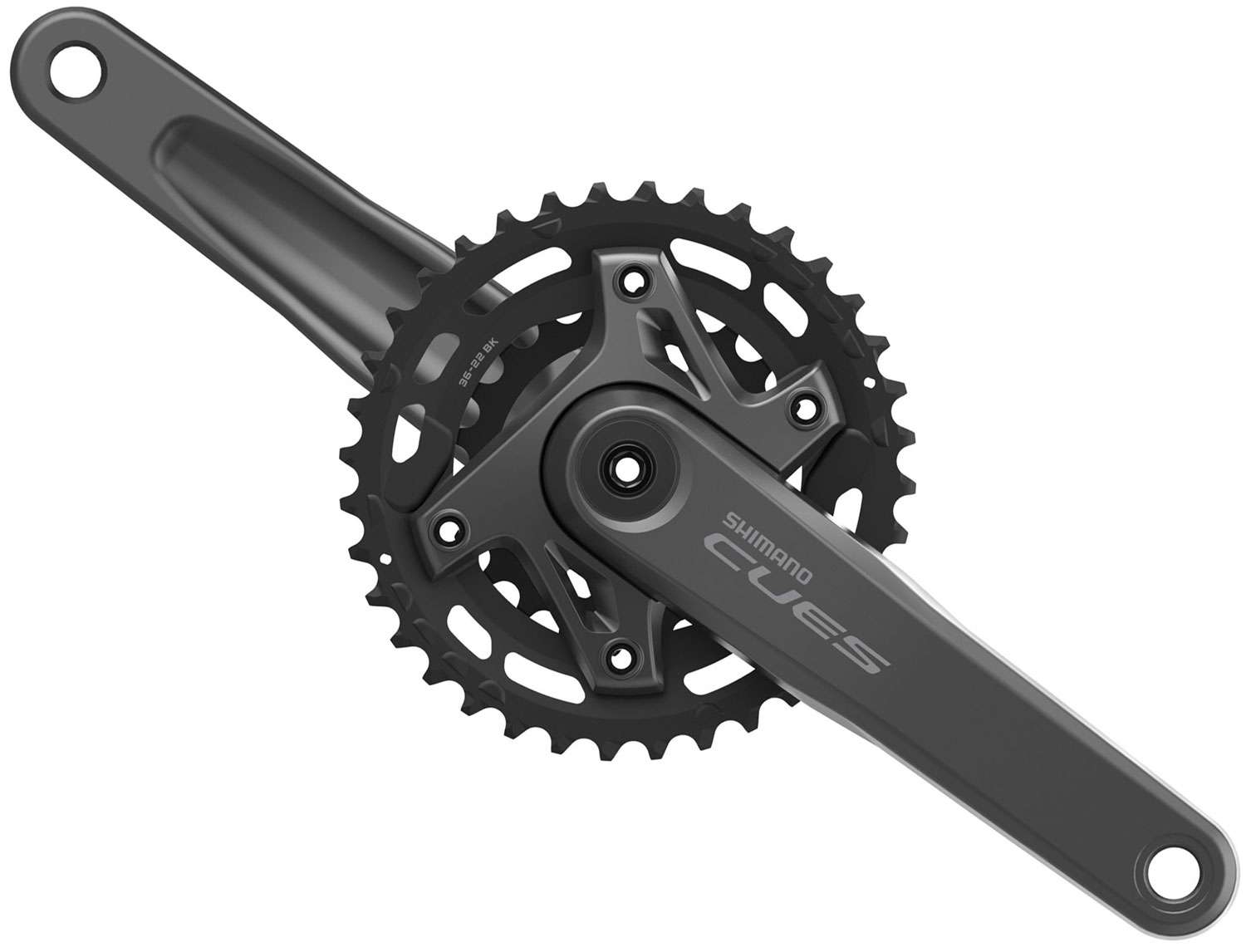 Shimano Cues FC-U6000 9 10 11-Gang-Boost-Kurbel 36 22