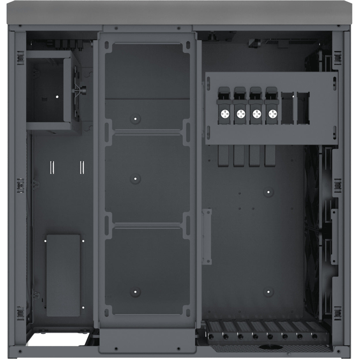 Silverstone Crown 04 HTPC-Gehäuse (dunkelgrau | 4x USB-A | 1x USB-C)