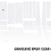 Unleazhed Unscratch – Rahmenschutzfolie für Gravel-Bikes bpg01 klar