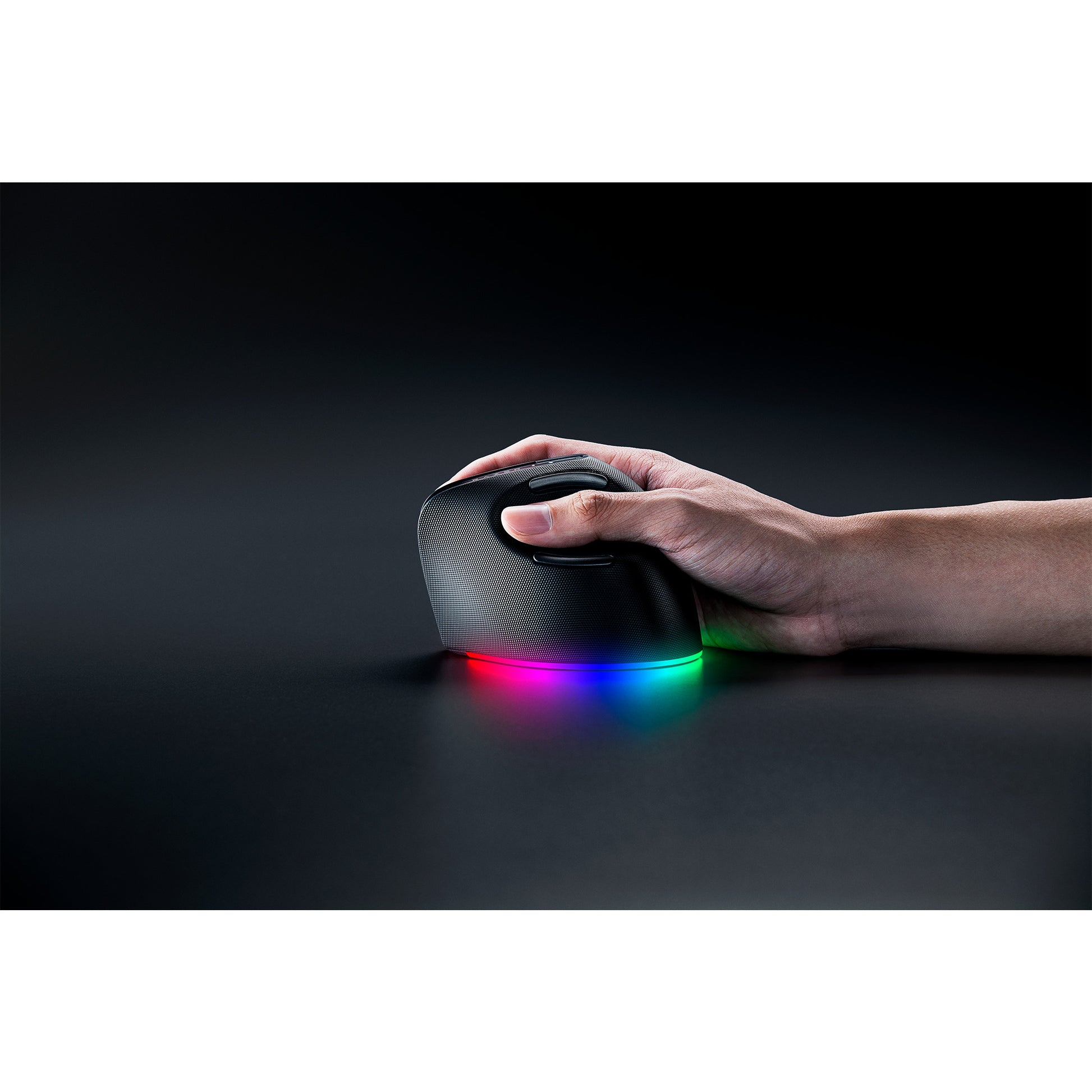 Vertikale Gaming-Maus Razer Pro Click V2 (schwarz, bis zu 30.000 dpi, USB-C Bluetooth 2,4 GHz)