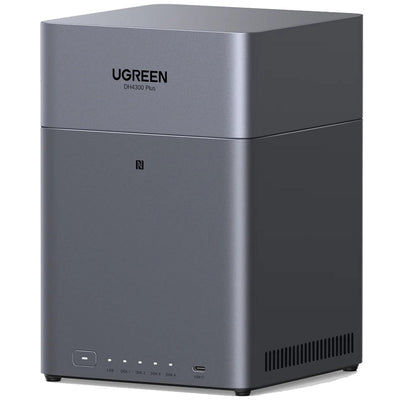 Ugreen nasync dh4300 plus (grau, 1x 2,5GBE, HDMI, USB-C)