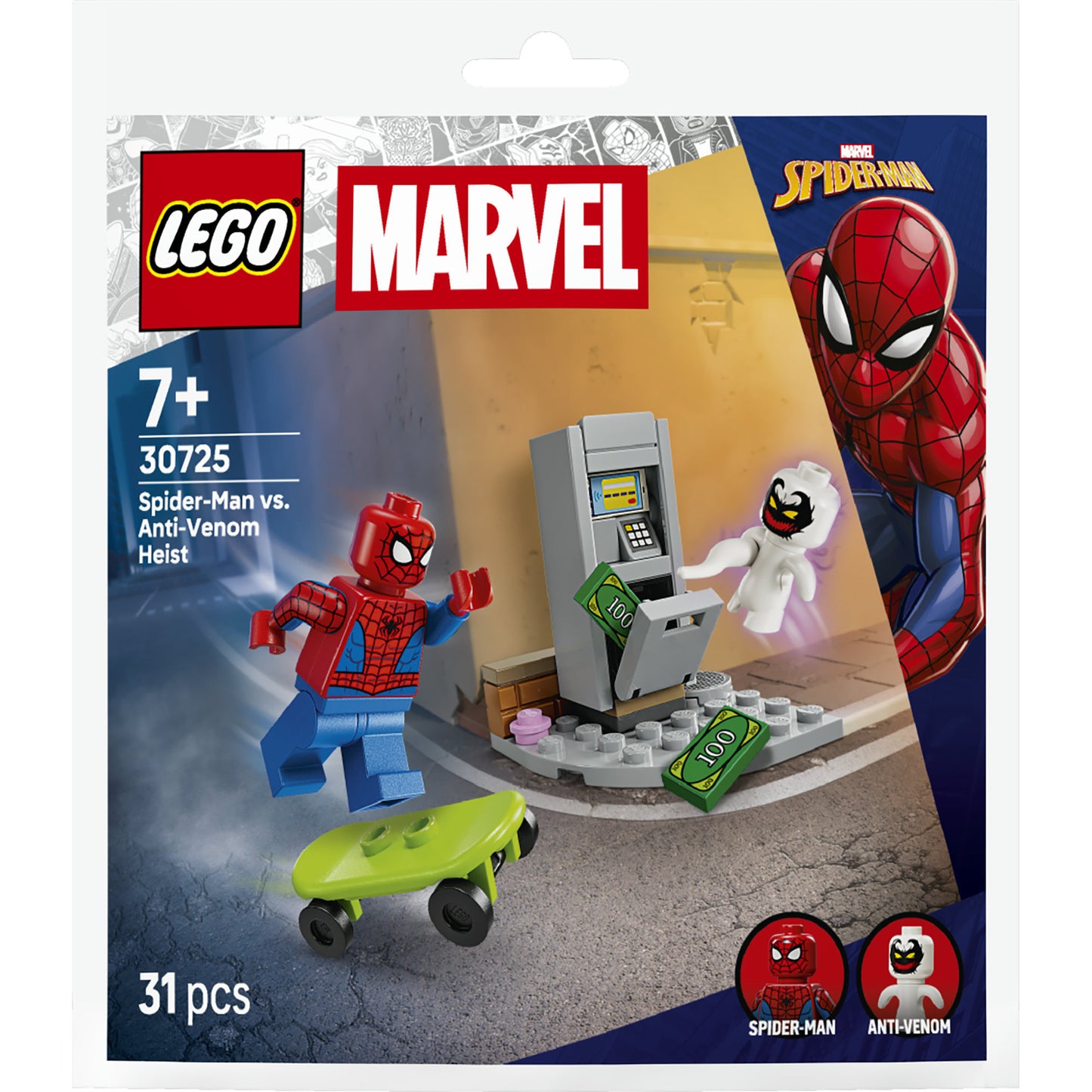 Lego Superhelden 30725 Spider-Man vs. Anti-Venom-Überfall