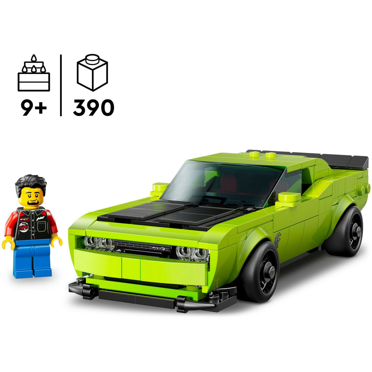 Lego Speed ​​Champions 77237 Dodge Challenger SRT Hellcat Sportwagen