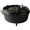 The Windmill Dutch Oven 6 qt Kochtopf (schwarz, ø 31,5 cm | 5,9 Liter)