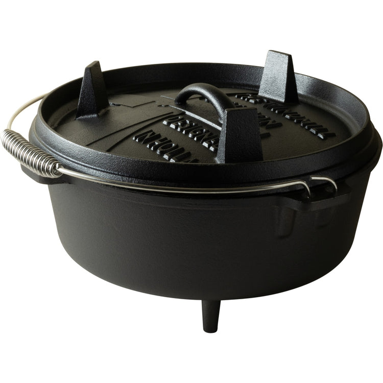The Windmill Dutch Oven 6 qt Kochtopf (schwarz, ø 31,5 cm | 5,9 Liter)
