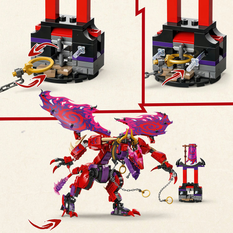 LEGO 71832 Ninjago Lightntand Dragon aus dem Chaos