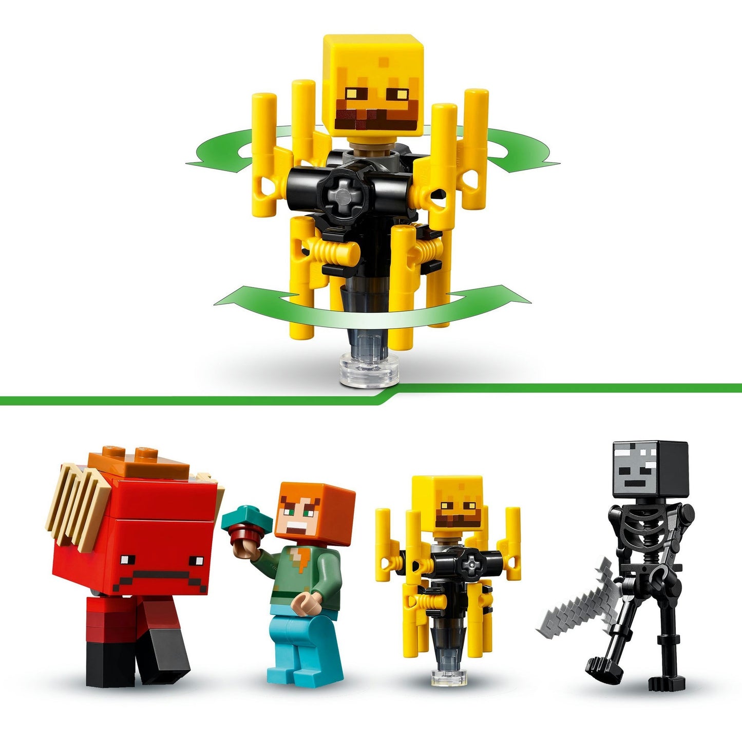 LEGO LEGO Minecraft 21266 Die Lava reitet im Nether