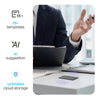 Plaud Notiz-Diktiergerät (Silber, 64 GB, Bluetooth (BLE 5.2), WLAN (2,4 GHz))