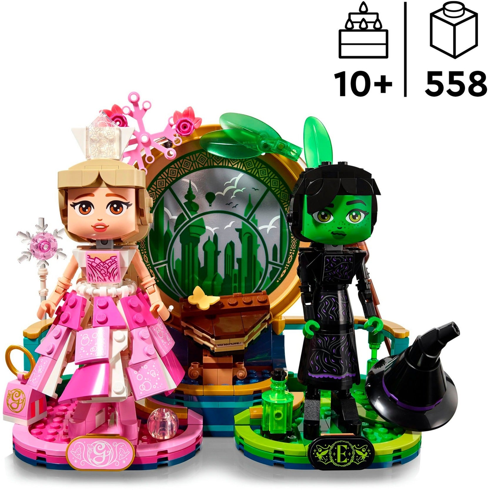 LEGO 75682 Wicked Elphaba und Glinda Figuren