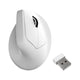 Keychron m5 kabellose ergonomische Maus (weiß, 100 bis 30.000 dpi, 8000 Hz, 2,4 GHz Bluetooth USB)