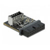 Delock USB 3.0 Adapter Pin Header weiblich bis interner Schlüssel