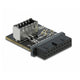 Delock USB 3.0 Adapter Pin Header weiblich bis interner Schlüssel