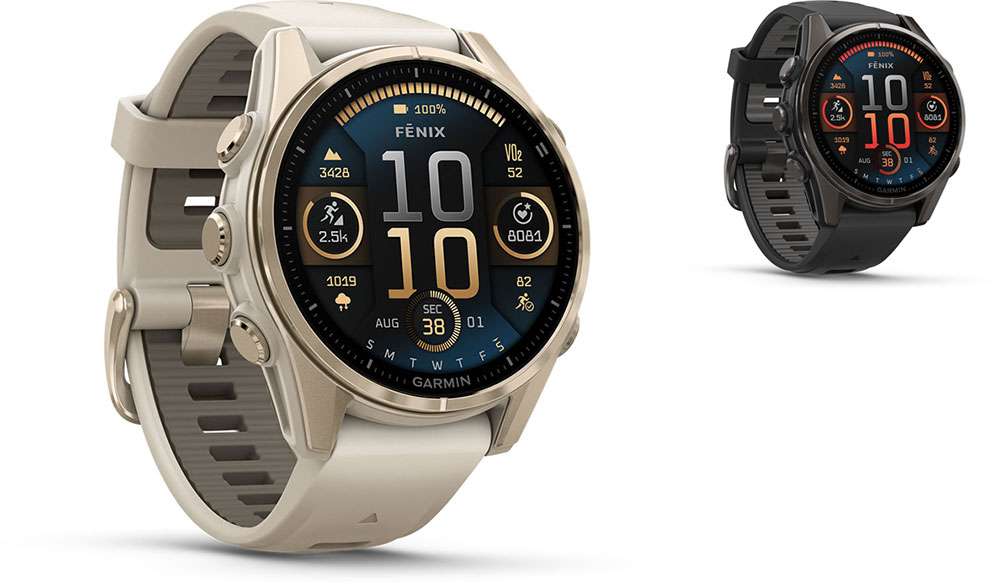 Garmin fēnix® 8 – 43 mm Amoled Sapphire – GPS-Multisport