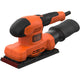 Black+Decker bew220 150w 1 3-Blatt-Exzenterschleifer | 1x Schleifblatt | Staubsammelbeutel – bew220-qs