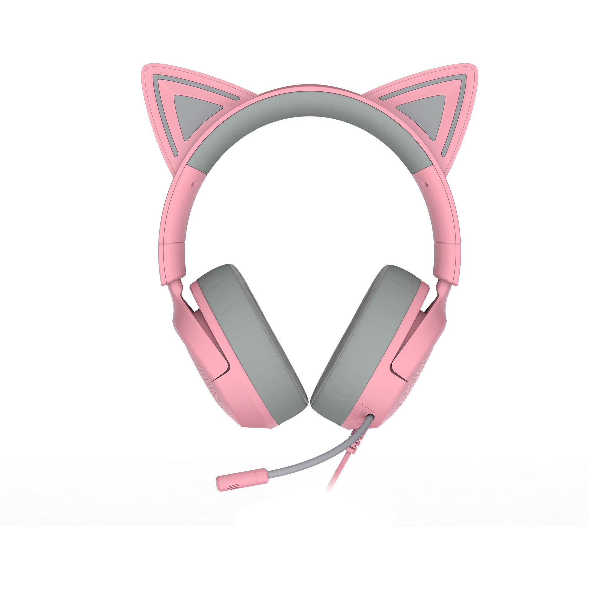 Razer Kraken Kitty V3 X Quartz Over-Ear-Gaming-Headset (Rosa Grau)