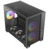 Antec Flux M Mini-Tower-Gehäuse (schwarz | 1x USB-A | 1x USB-C | gehärtetes Glas)