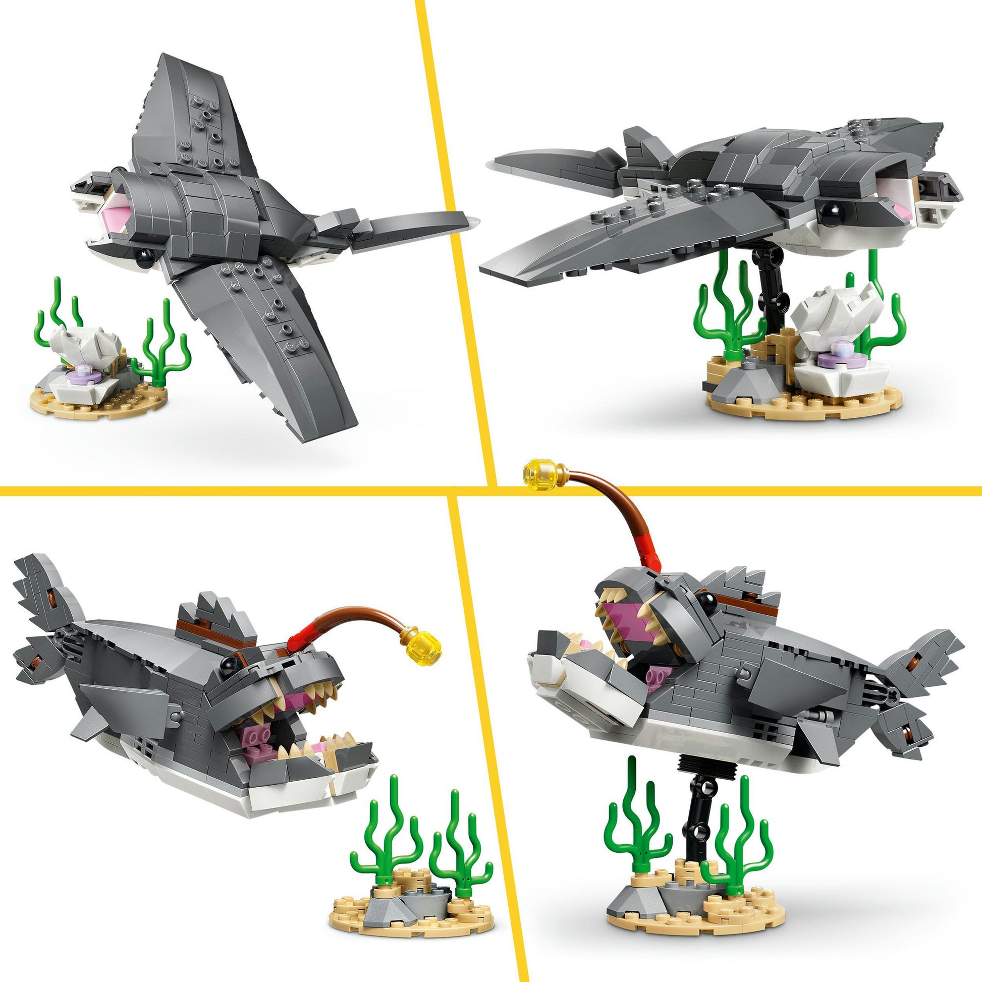 Lego Creator 31381 Wilder Hai mit Schatztruhe