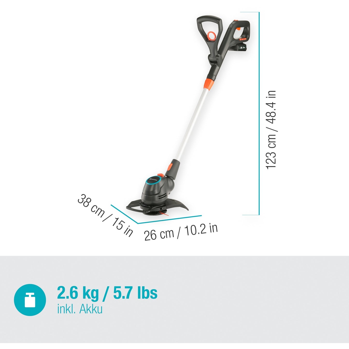 Gardena Comfortcut 23 18V P4a Set
